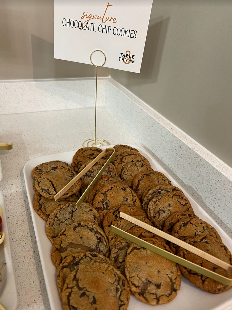 Table & Thyme Business Lunch Catering chocolate chip cookies