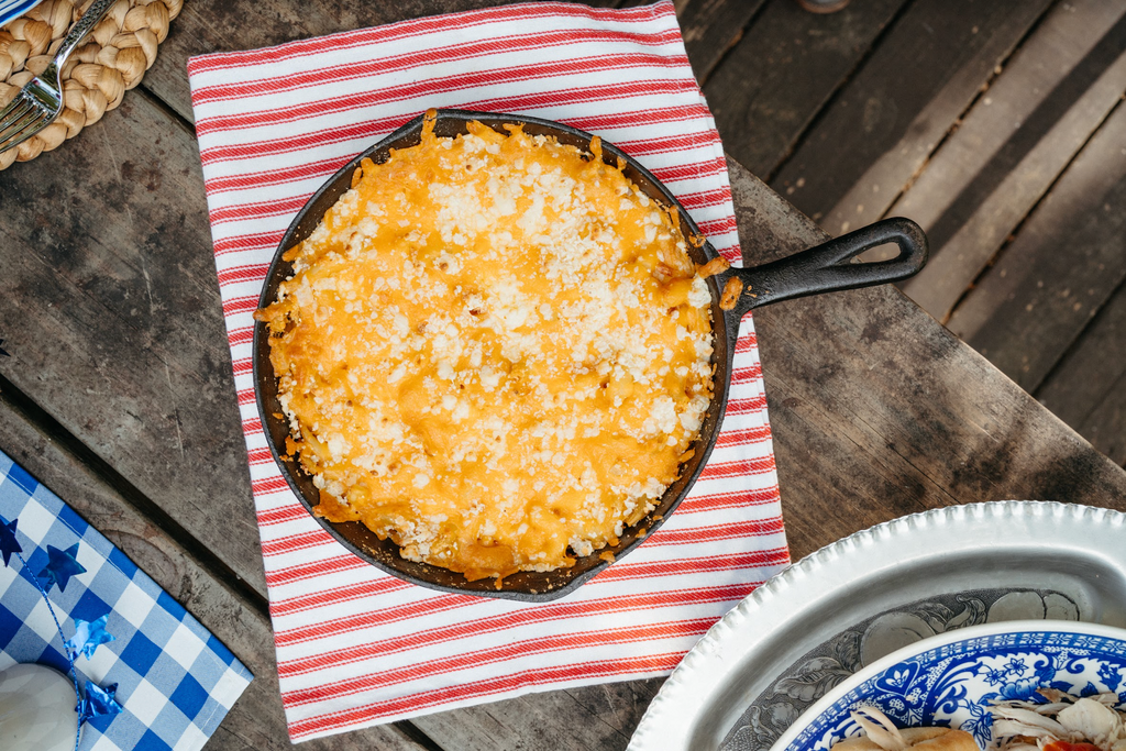 Table & Thyme's 4th of July Grill Out Package hashbrown casserole
