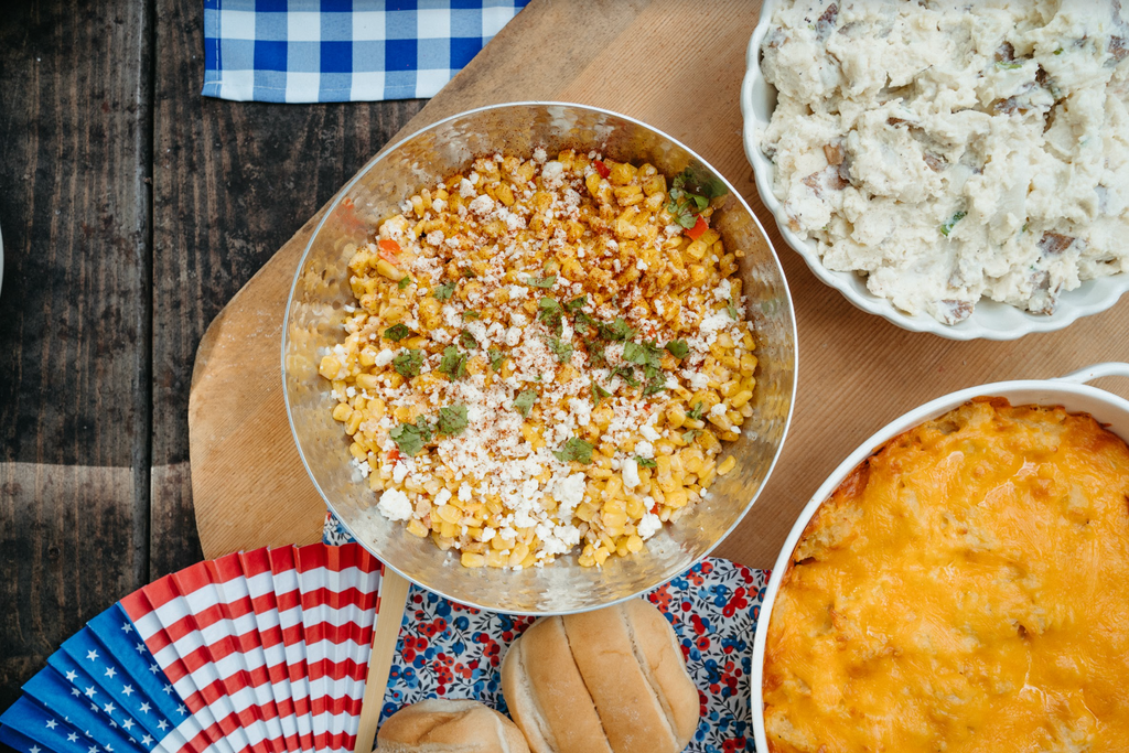 Table & Thyme's 4th of July Grill Out Package American street corn