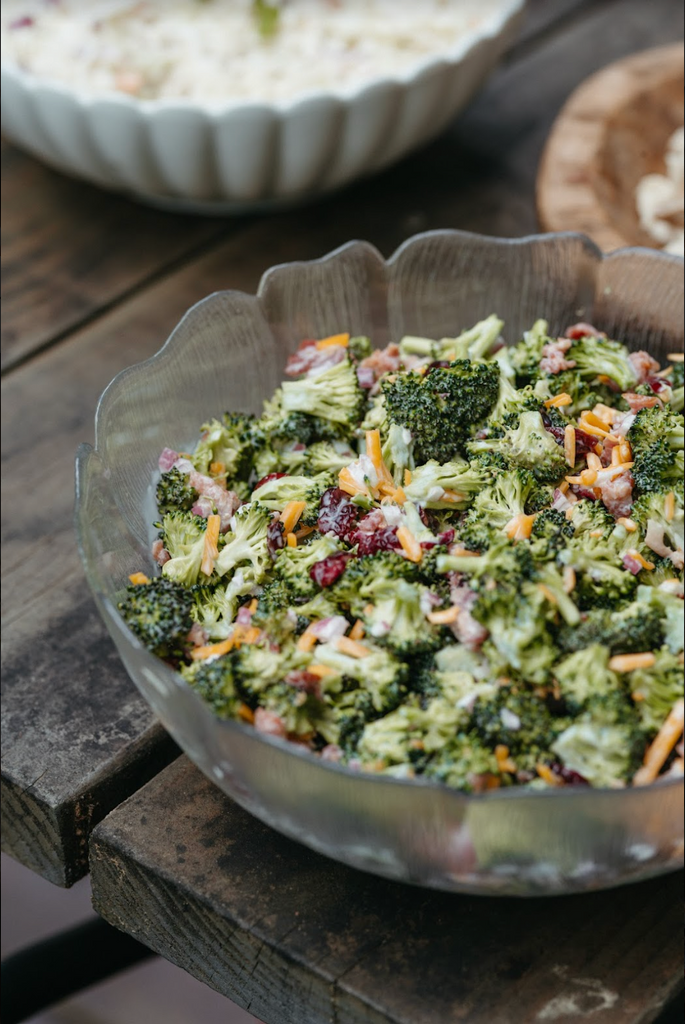 Table & Thyme's 4th of July Grill Out Package broccoli salad