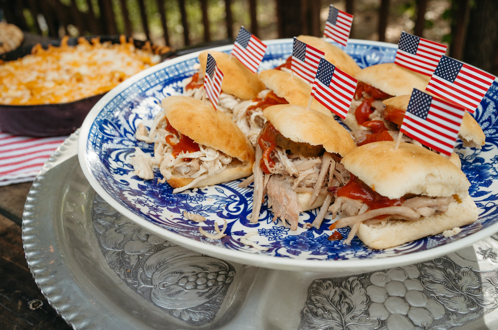 Table & Thyme's 4th of July Grill Out Package Classic BBQ Sliders