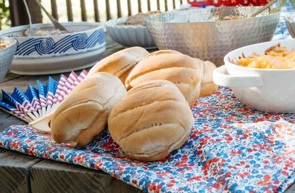 Table & Thyme's 4th of July Grill Out Package buns