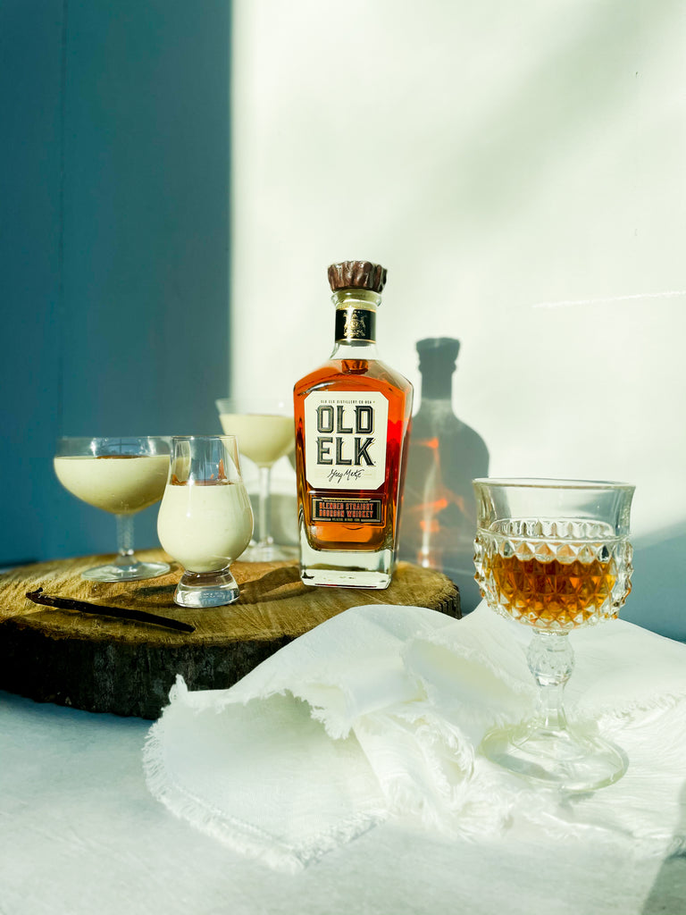 Vanilla Custard with Bourbon-Caramel Sauce, Old Elk Bourbon