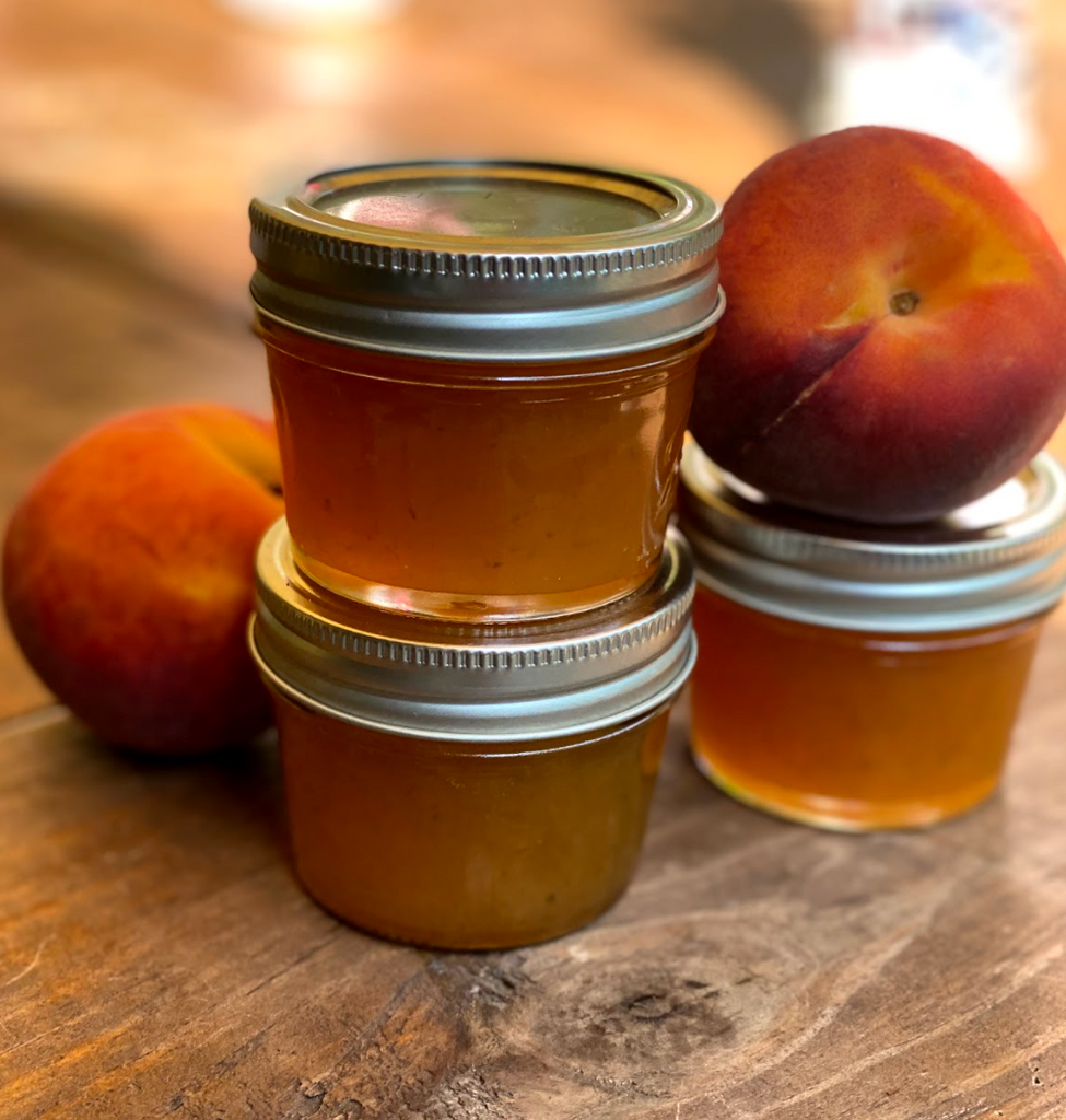 homemade peach and pepper jelly