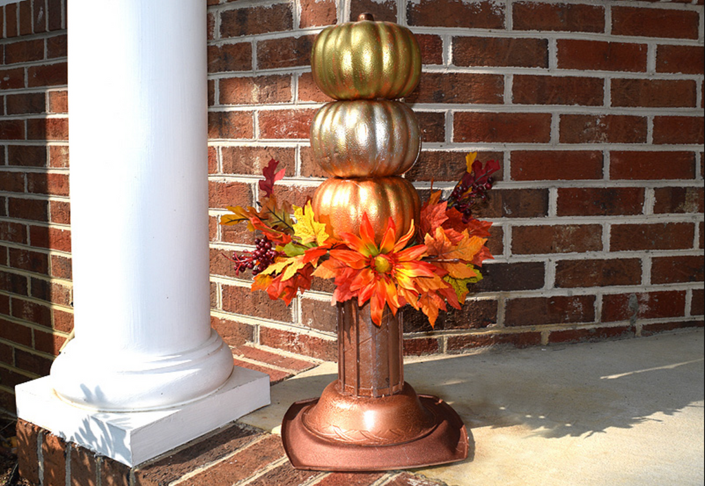 Chic Pumpkin Topiary DIY 