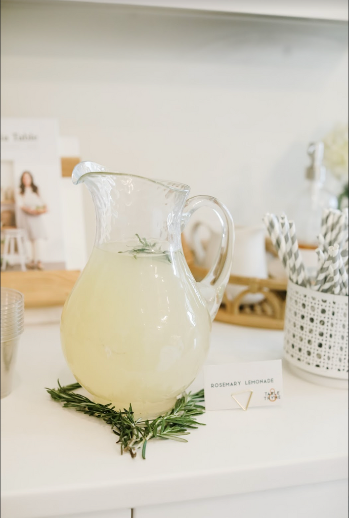 4 Tips for a Refreshing Spring Picnic rosemary lemonade