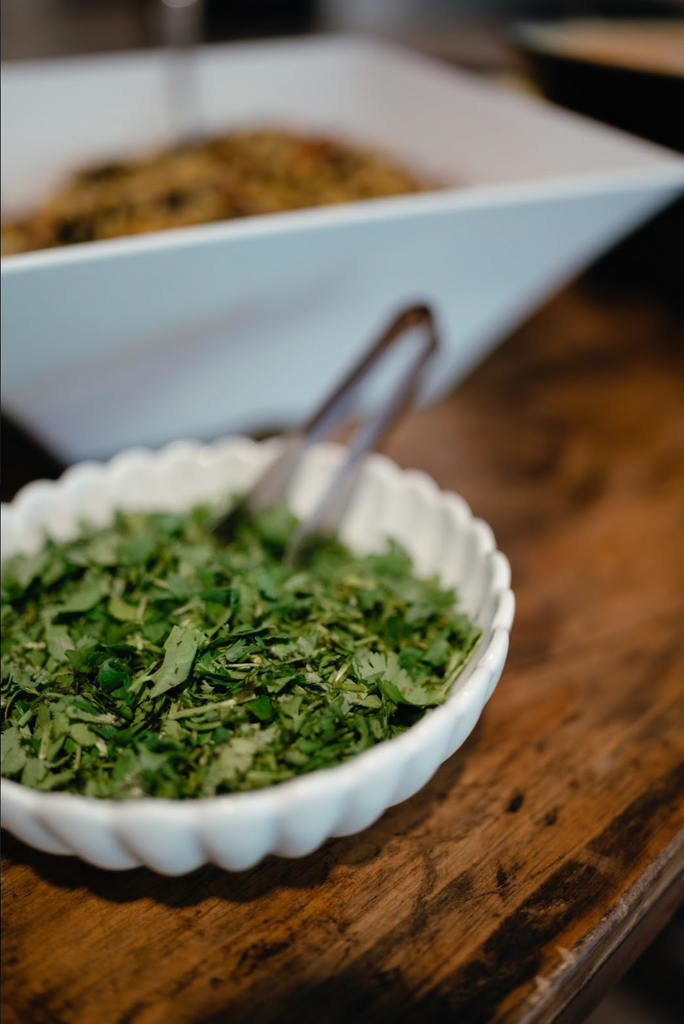 Host a Work Lunch The Right Way with Table & Thyme fresh cilantro