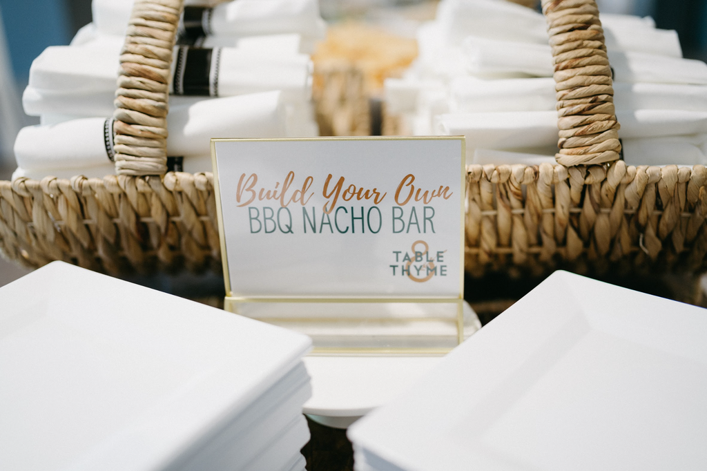 Host a Work Lunch The Right Way with Table & Thyme nacho bar