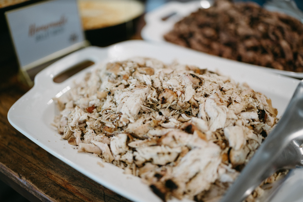 Host a Work Lunch The Right Way with Table & Thyme pulled smoked chicken