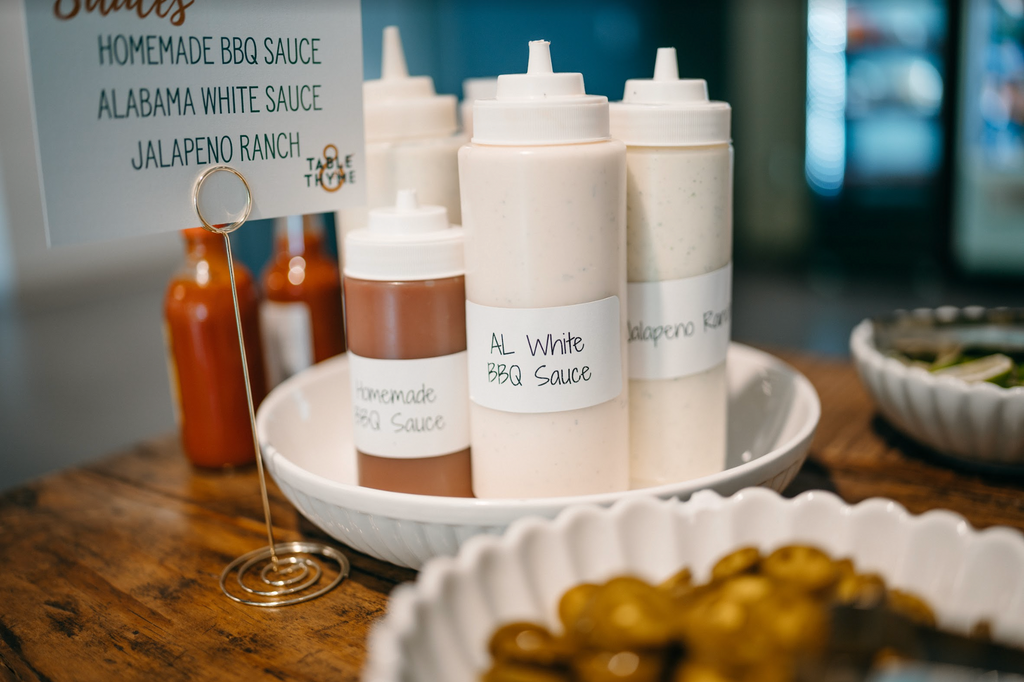 Host a Work Lunch The Right Way with Table & Thyme sauces