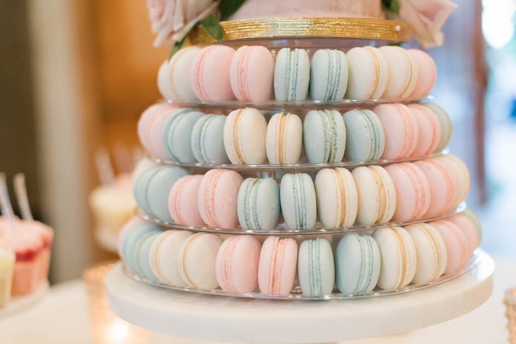 wedding pastel macarons