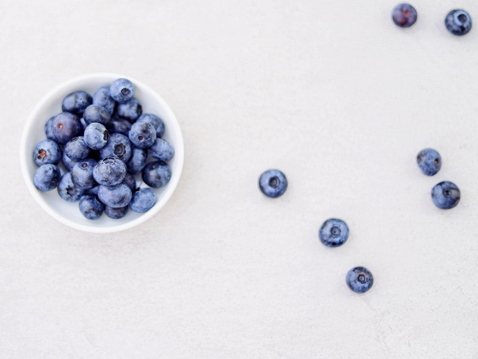 fresh summer blueberries