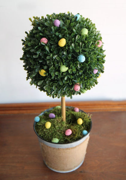 Easter Egg topiary