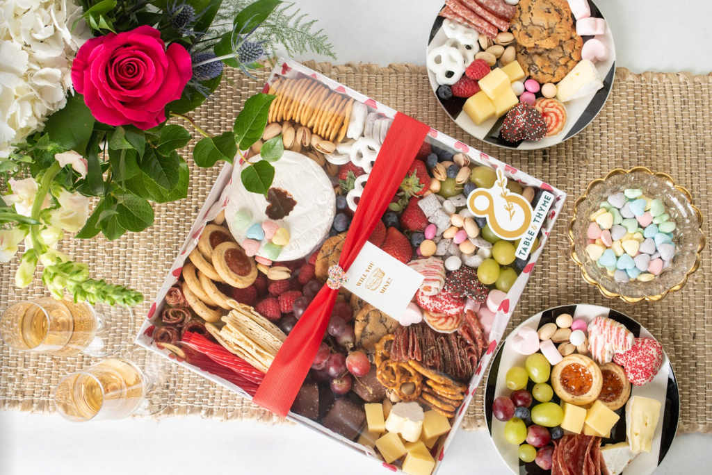 table and thyme valentine's day graze box