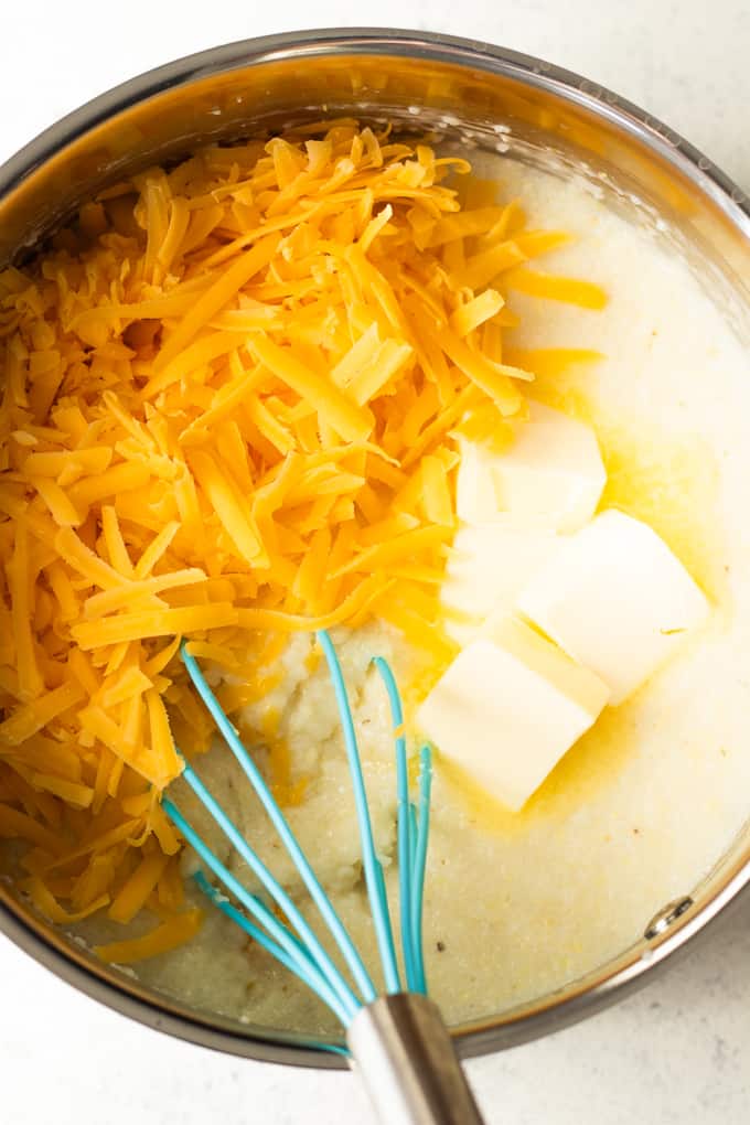 Cheesy Grits ingredients