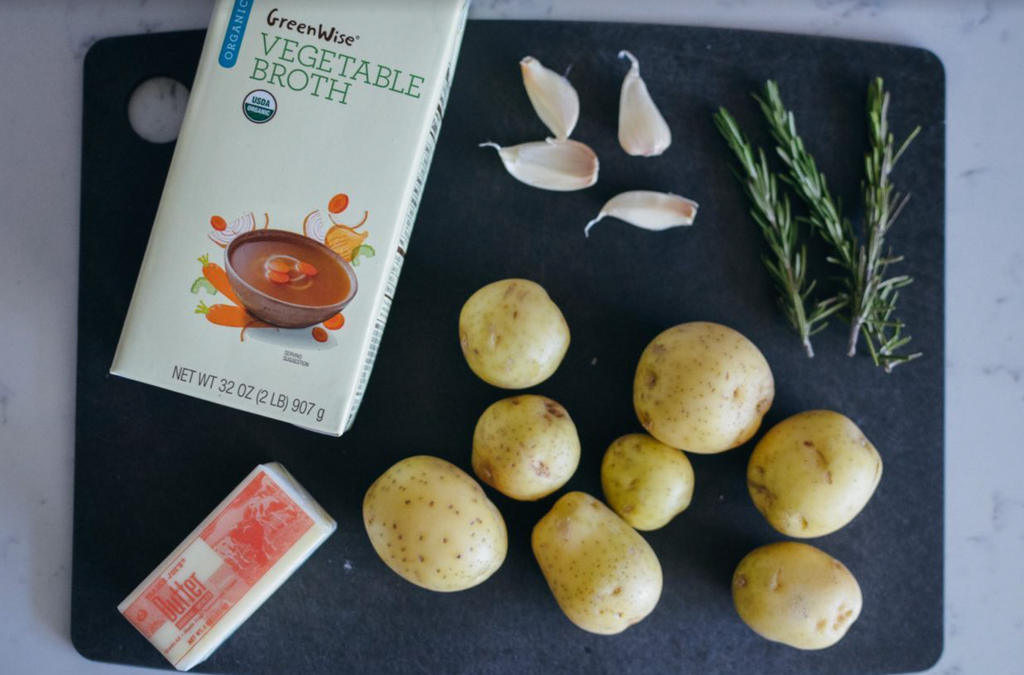 rosemary garlic melting potatoes recipe ingredients